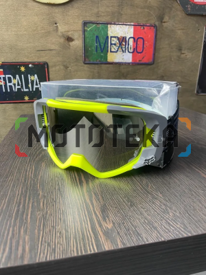 Мотоочки FOX (Фокс) Vue X серый/жёлтый Мотоочки FOX (Фокс) Vue X серый/жёлтый