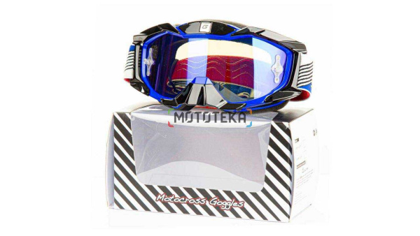 Мотоочки кроссовые GTX 5015 синие Мотоочки кроссовые GTX 5015 синие